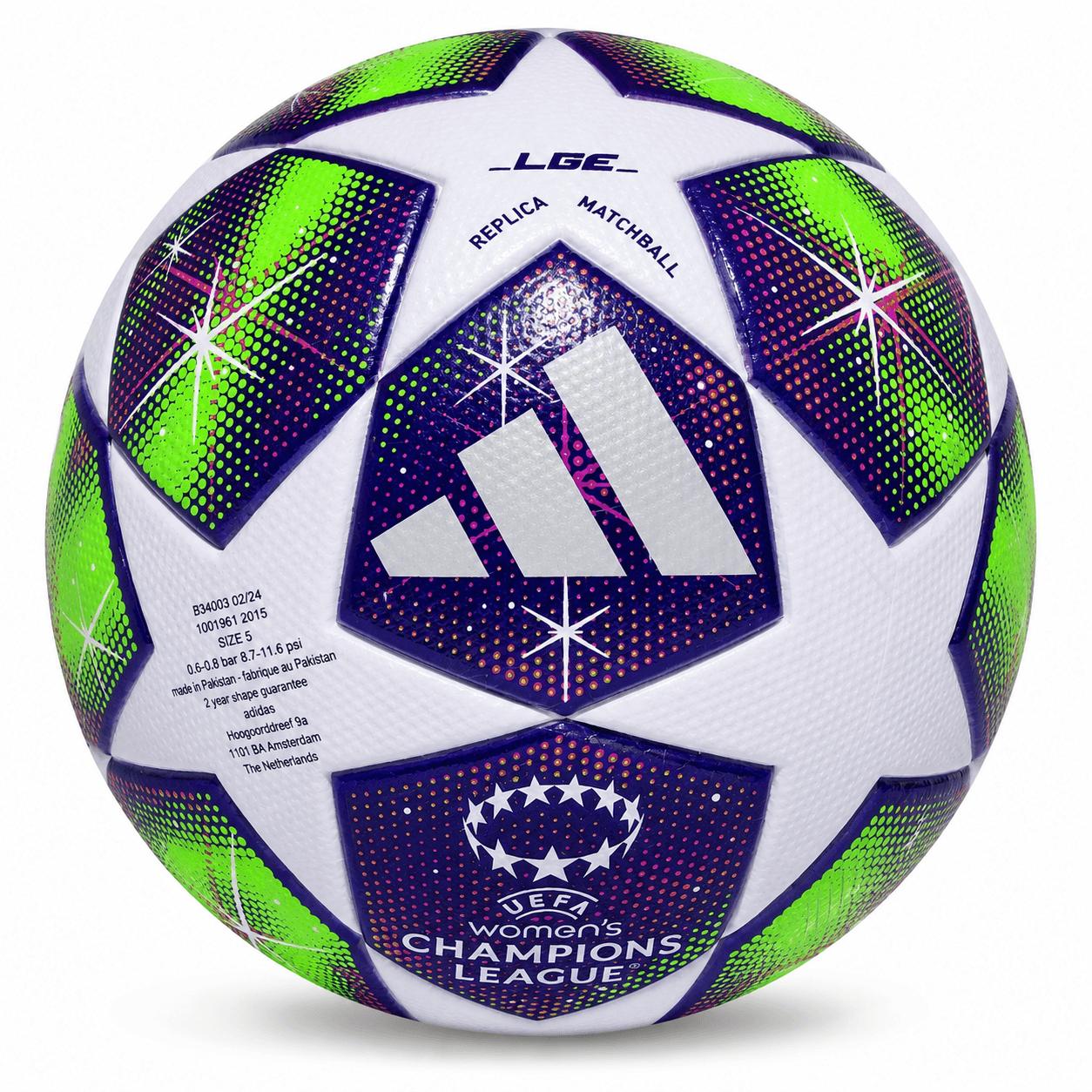 Balón Fútbol Adidas Champions Femenino fifa quality